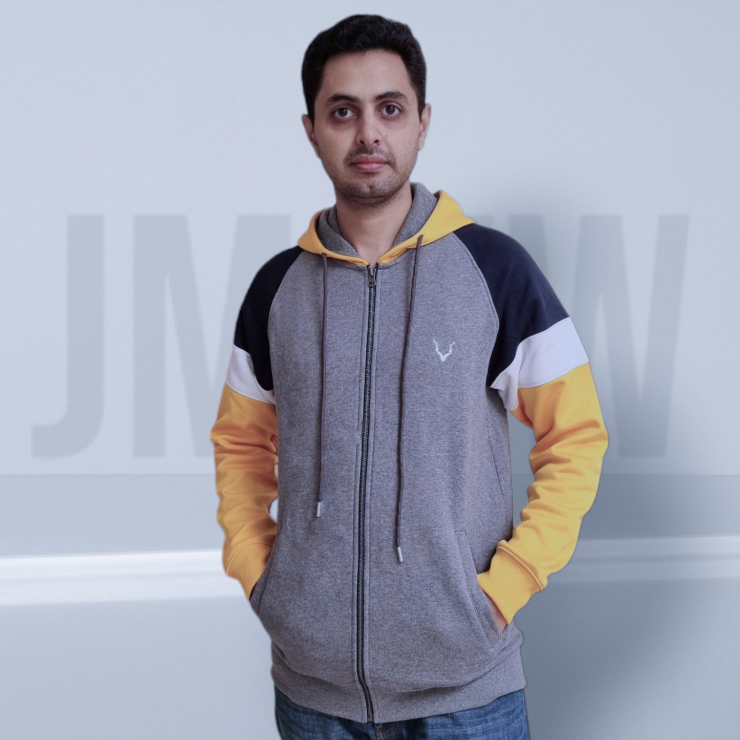 JMWW Impression (Men Zipper Hoodie)